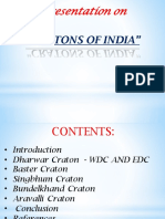 Cratons of India