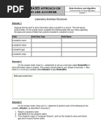 Laboratory Activities Structures