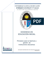 Docencia y estrategias didacticas en Educ. Inicial