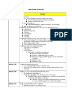 Philippine Laws on Sales Contracts