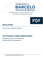 Biologia Actividad Complementaria Nº4 Transportes, Casos Clinicos