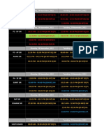 November 2022 Timetable for Classes XI and XII