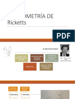 CEFALOMETRÍA DE Ricketts