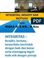 5. Integritas, InOVASI Dan Motivasi.