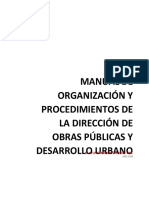 Manual de Organización - Supervisor Externo