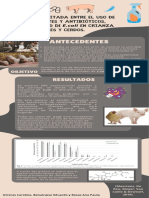 Asociación Limitada Entre El Uso de Desinfectante y Antibiótico, Susceptibilidad de E.coli en Crianza de Aves y Cerdos