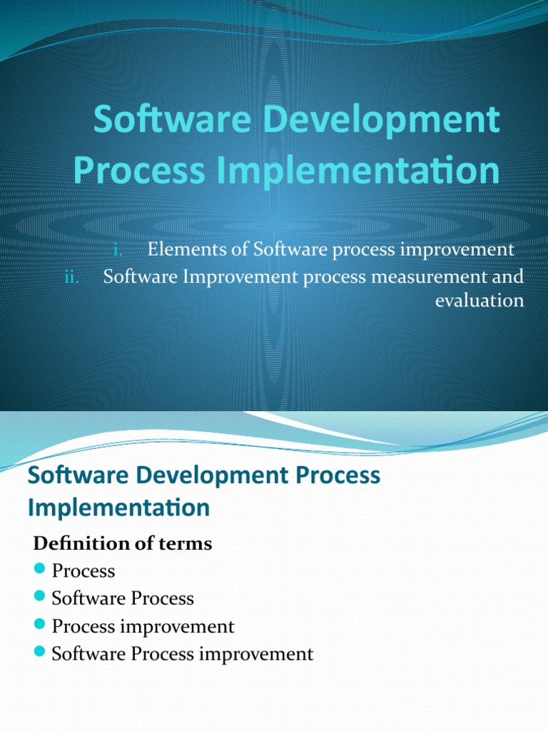 5.1 MIT 820 Software Development Process Improvement | PDF | Software ...