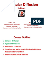 Molecular Diffusion in Fluids