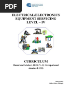 Electrical/Electronics Equipment Servicing Level - Iv: Based On October, 2021 (V-I) Occupational Standard (OS)