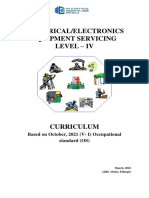 Electrical/Electronics Equipment Servicing Level - Iv: Based On October, 2021 (V-I) Occupational Standard (OS)