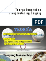 1 Mga Teorya Tungkol Sa Pinagmulan NG Daigdig