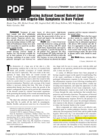 Silver-Coated Dressing Acticoat Caused Raised Liver