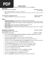 Nikhil Doddad Resume