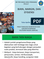 Biaya, Margin, Dan Efisiensi