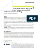 The Effect of Mood On Food Versus Non-Food Interference Among Females Who Are High and Low On Emotional Eating