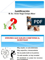 Justificación