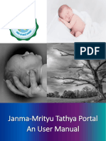 Janma-Mrityu Tathya Portal - An User Manual - v1.0