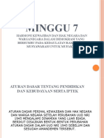 Minggu 7