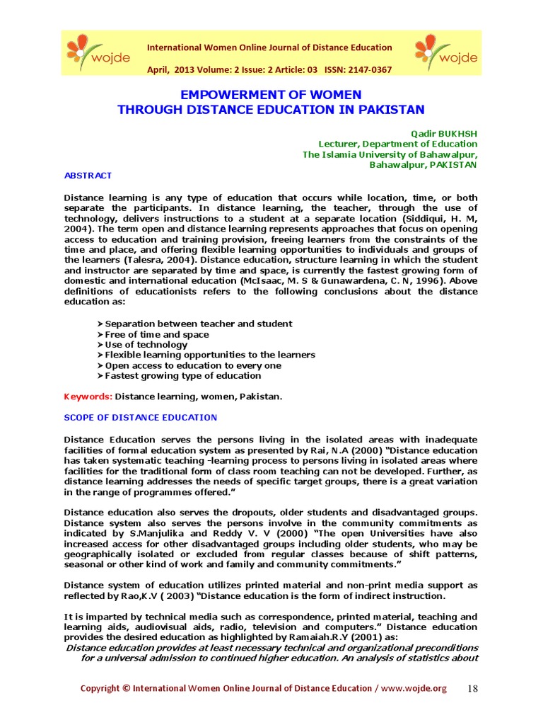 empowerment-of-women-through-distance-education-in-pakistan-108435