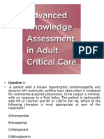 Advanced Knowledge Assessment in Adult Critical Care