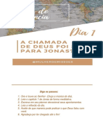 Dia 1 - JONAS - Cheias de Obediência