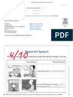 Reported Speech Online Exercise For Intermediate