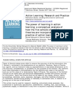 Action Learning: Research and Practice