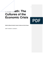 Aftermath The Cultures of The Economic Crisis