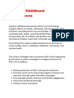 Adverse Childhood Experiences