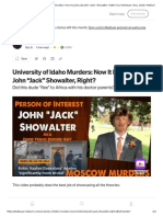 University of Idaho Murders - Now It Looks Like John "Jack" Showalter, Right - by Ted Bauer - Dec, 2022 - Medium