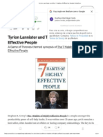 Tyrion Lannister and the 7 Habits of Effective People _ Medium