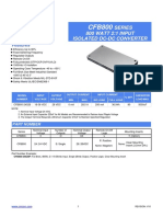Datasheet CFB800 Series