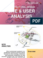 Architectural Design 3 - Lecture 3 - Site & User Analysis