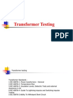 Transfomer Testing