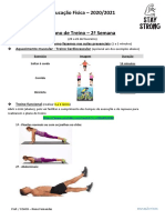 2º Semana - Plano de Treino e Registo