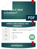 Pasos para Escribir Carta B1 Wie Eine E-Mail Schreiben