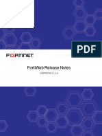 Fortiweb v6.3.4 Release Notes