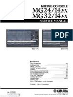 Yamaha MG24 14fx Service Manual