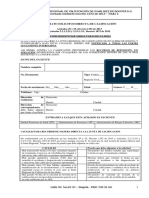 Solicitud de Calificacion Directa