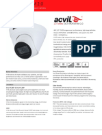 Fisa Tehnica Camera Supraveghere IP Dome Acvil ACV-IPDF30-4M 2.0 4 MP IR 30 M 2.8 MM PoE