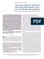 A New Kind of Accurate Calibration Method For Robotic Kinematic EKF and Particle