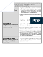 Secuencia de Una Clase Sobre Funciones Lineales.