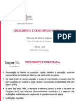 Crescimento, democracia e instituições no Brasil