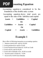 Accounting Equation