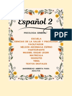 Tarea 10 Español Ii