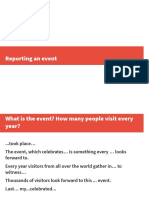 A Report About An Event