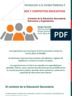 Introducción a la Unidad Didáctica 2: Contexto de la Educación Secundaria