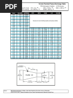 12-Inch Parshall Flume Discharge Table