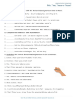 Demonstrative Pronouns