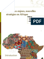 Les Nouveaux Enjeux Et Nouvelles Stratégies en Afrique